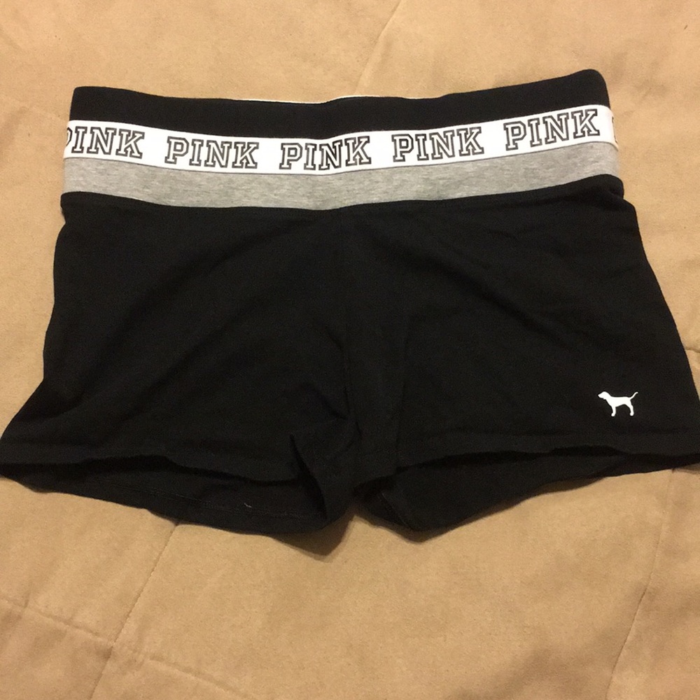 PINK yoga shorts